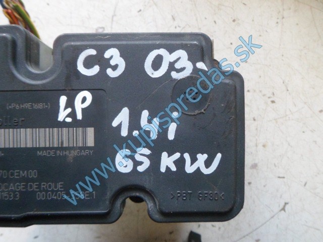 abs pumpa na citroen c3 1,4i 16V, 9665344180